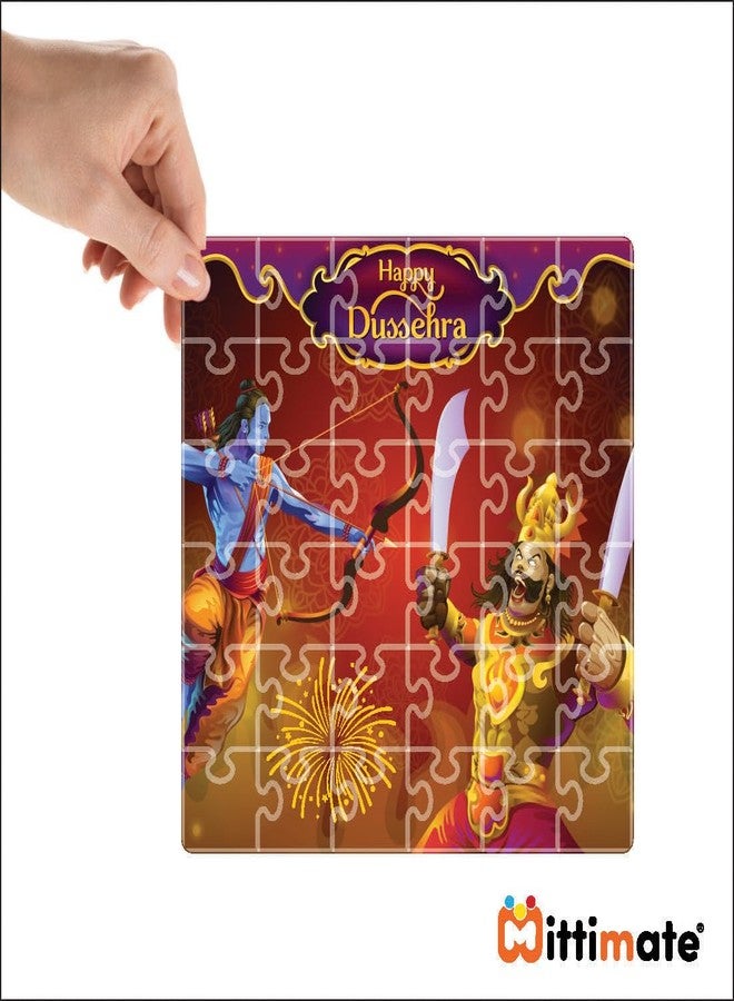 Mittimate Jigsaw Puzzle Combo Set of 2 - Diwali & Dussehra Festival I 36 Pieces Cardboard Puzzle Game for Kids Age 4 to 6 Year I Birthday Gift for Children - Image 4